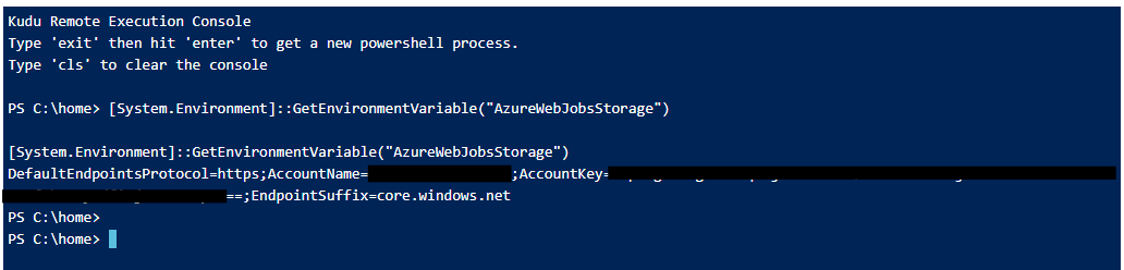 PowerShell Fetching Environment Variable