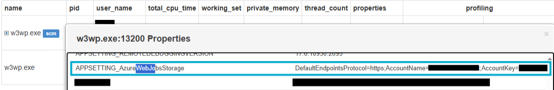 Kudu Process Explorer Environment Variable